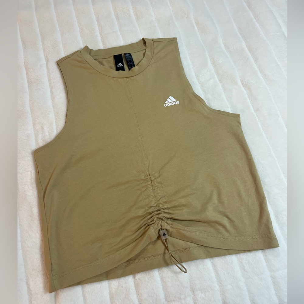 Adidas Women's‎ Beige Muscle Tee